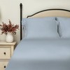 Delara 100% Organic Cotton Percale Weave Fitted Sheet Sets, Smooth & Moisture-Wicking, Soft & Silky Breathable Bedding - 4 of 4