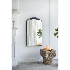 NicBex Baroque Inspired Mirrors, Wall Mirror Farmhouse Wall Mounted Mirror for Bathrrom Bedroom Living Room, Gold/Black - 1 of 4