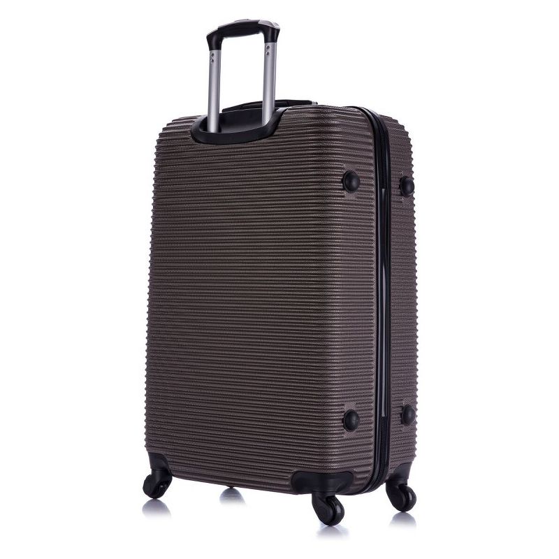 InUSA Royal Lightweight Hardside Large Checked Spinner Suitcase, 4 of 7