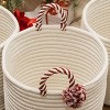 Colonial Mills Candy Cane Basket - Red 14"x14"x14" - 4 of 4