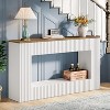 Tribesigns Modern Console Table, 55" Wood Entryway Table with Storage, Narrow Long Sofa Table Behind Couch Table for Living Room, Hallway - 3 of 4