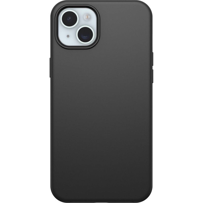 OtterBox Apple iPhone 15 Plus/iPhone 14 Plus Symmetry Series Antimicrobial Case with MagSafe - Black, 1 of 6