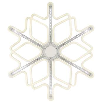 Northlight 23.25" Cascading Lighted Snowflake Outdoor Christmas Decoration