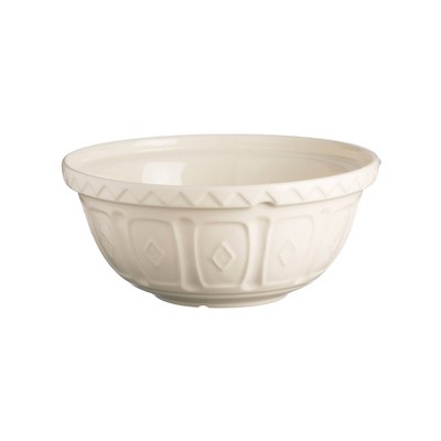 Mason Cash 91oz Earthenware Color Mix Mixing Bowl Cream