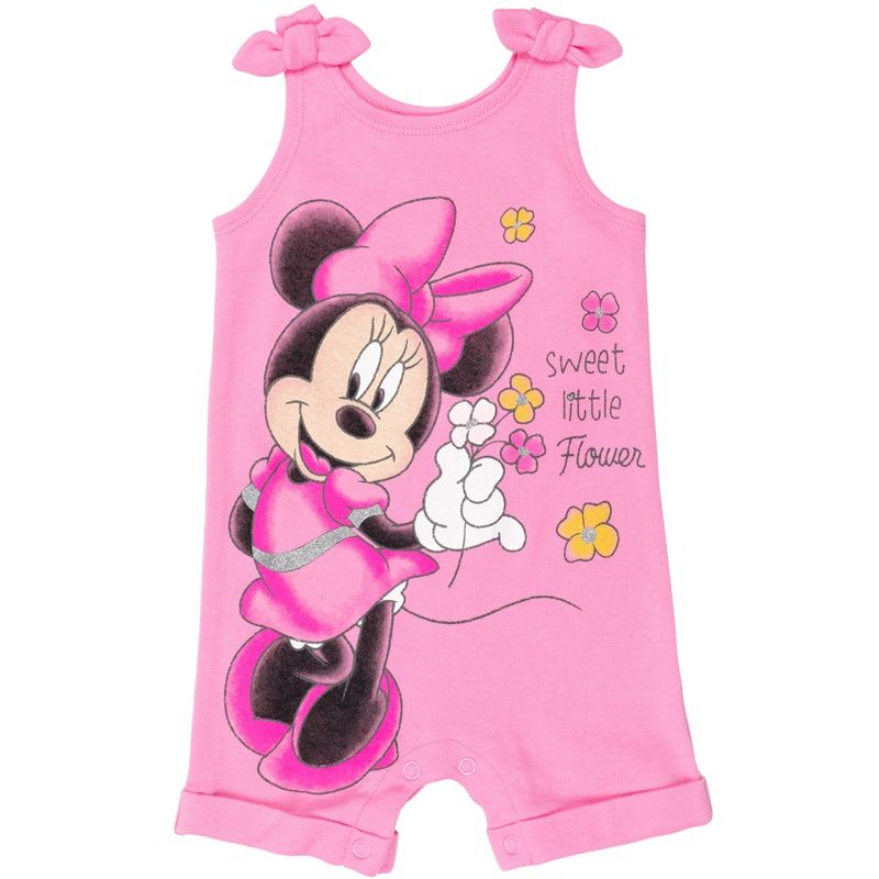 Disney Lion King Minnie Mouse Winnie the Pooh Simba Girls Romper and Headband Toddler, 3 of 8