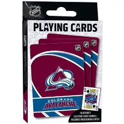 MasterPieces Family Games - NHL Colorado Avalanche Playing Cards - Officially Licensed Playing Card Deck for Adults, Kids, and Family