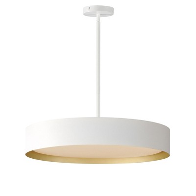 ET2 Lighting Echo 1 - Light Pendant in  White/Gold