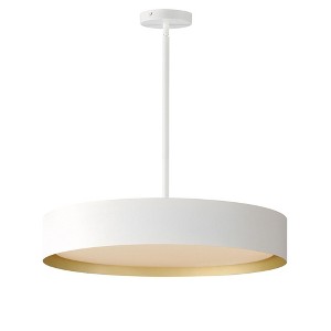 ET2 Lighting Echo 1 - Light Pendant in  White/Gold - 1 of 3