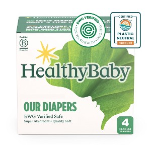 HealthyBaby Organic Cotton Enhanced Chlorine Free Disposable Diaper - 1 of 4