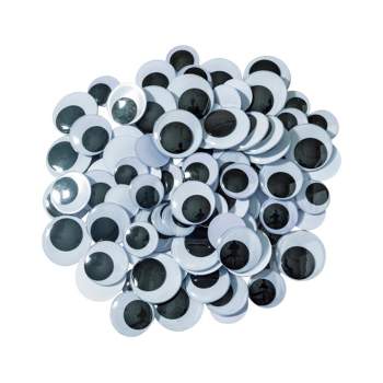 Crafter's Square Plastic Googly Eyes, 125-ct. Packs