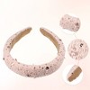 Unique Bargains Women's Retro Style Fabric Headbands Pink 1 Pc - 4 of 4