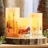 The Lakeside Collection Set of 3 Themed LED Candles - 2 of 2