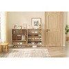 Shoe Rack Organizer,4-Tier Shoe Storage Cabinet with Adjustable Shelves,Wooden Shoes Rack Shoe Storage Organizer - 2 of 4