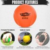 PLAYAPUT Weighted Balls for Baseball and Softball,Set of 6 Weighted Baseball , Multicolor - 3 of 4