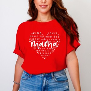 Simply Sage Market Mama Affirmations Heart Garment Dyed Tee - 1 of 4