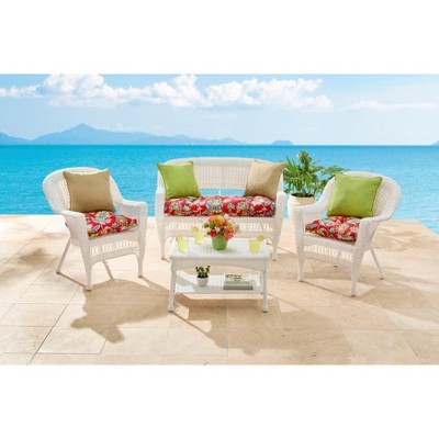 Carolina Multicolor Tufted Polyester Outdoor Chair Cushion