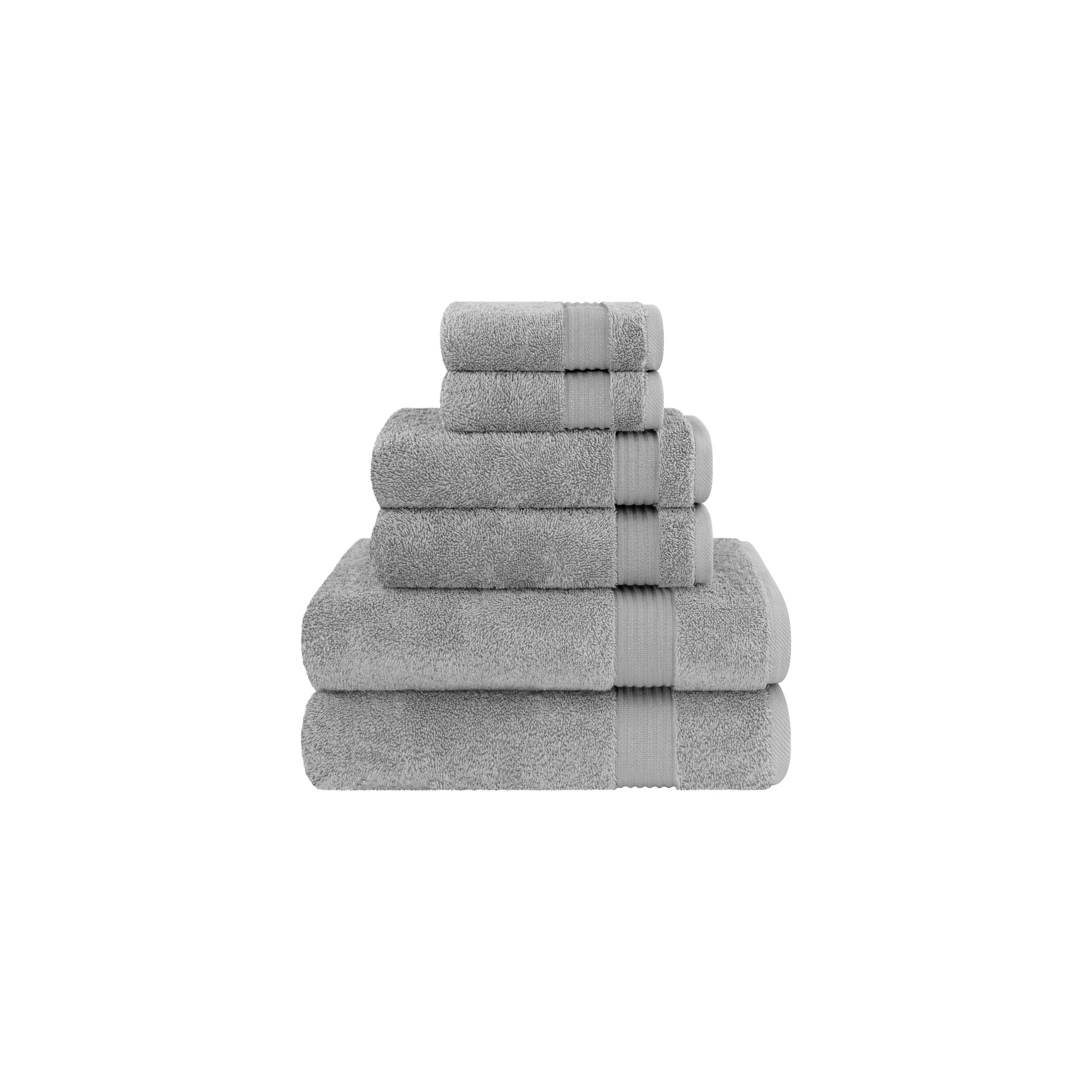 6 Piece Cotton Bath Towel
