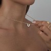 Delicate Heart Pendant Necklace, 14K Gold Plated Dainty Chain, Gift for Women - 4 of 4