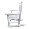 KTMBDW Child's Wood Porch Rocker - Perfect for Indoor or Outdoor All Weather Porch Rocker for Garden,Lawn,Balcony,Backyard for 6-10 Years Old - 2 of 4