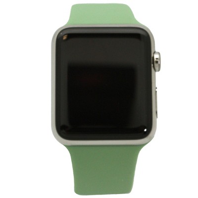 Olivia Pratt Sage Green Spring Colors Solid Silicome Apple Watch Band ...