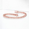 Ross-Simons 5.50 ct. t.w. Morganite Tennis Bracelet in 14kt Rose Gold Over Sterling - 4 of 4