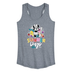 Women's - Disney - Summer Days Graphic Racerback Tank - 1 of 4