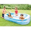 Intex Inflatable 8.5' x 5.75' Swim Center Family Pool for 2-3 Kids, Blue & White - image 2 of 4