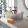 Granite Look Plastic Bath Tote Gray - Bath Bliss: Polypropylene Freestanding Shower Organizer, Dorm Essential - 3 of 3