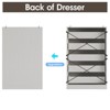 5 Drawer Tall Dresser with Charging Station, TV Stand, Chest of Drawers - 3 of 4