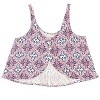 Aeropostale Womens Tulip Button-Back Floral Tank Top - 2 of 2