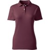 Lands' End School Uniform Women's Short Sleeve Feminine Fit Interlock Polo Shirt - 2 of 2