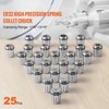 VEVOR 25 pcs ER32 Collet Set, 1/16''-13/16'', ER32 Spring Collet Chuck Set, 0.0006"/15 μm TIR Lathe Chuck Tool with 25 Labeled Storage Boxes - 3 of 4