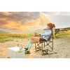 Outdoor Freestyle Rocker Camping Chair Portable Folding Rocking Chair with Solid, Durable Armrests, Drink Holder & Comfortable Backrest -Grey - 2 of 4