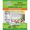 Larissa Veronica Tahitian Vanilla Cranberry Colombian Coffee (Gourmet, Naturally Flavored, Whole Coffee Beans) (16 oz, ZIN: 561540) - 2 of 4