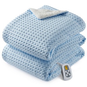 Heated Blanket, Waffle Weave Electric Blanket with LCD Controller, Fast Heating Blanket, ETL Certified, Machine Washable - 1 of 4