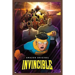 Trends International Invincible - Purple One Sheet Framed Wall Poster Prints - 1 of 4