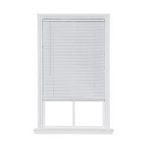 Home Basics Cordless 1-inch Slat Room Darkening Vinyl Mini Blind, Width of 24-1/2-inch to 72-inch X Height of 64-inch - 1 of 4