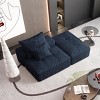 Modern Modular Sectional Sofa, DIY Layout Design Sofa, Tufted Sofa with Chenille Fabric Textile and Foam Pillows-Baofuwish - 2 of 4