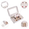 Unique Bargains Girls Travel Portable PU Leather Jewelry Organizer Case with Mirror - 3 of 4