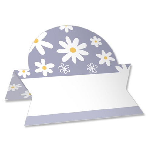 25 Pack White Sage Green Floral Print Paper Favor Boxes, Cardstock Par