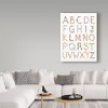 Trademark Fine Art -Farida Zaman 'Floral Alphabet' Canvas Art - 3 of 3