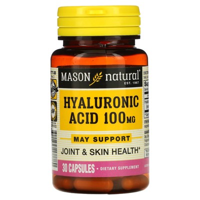 Mason Natural Hyaluronic Acid, 100 mg, 30 Capsules