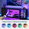 Bestier Modern TV Stand for up to 65" TVs Gaming Entertainment Center with Adjustable Shelves for PS5 - 58 inches - 4 of 4