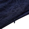 Cocktail Dresses Homecoming Dress for Teens Wedding Guest Sleeveless Lace Formal Dresses - 4 of 4