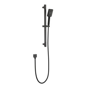 PAGED Hand Held Shower Head Modern Rain Shower Head with 28-Inch Slide Bar and 59-Inch Hose for Bathroom - 1 of 4