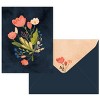 Green Inspired 10ct Bouquet Blank Cards: Floral Note & Greeting Cards, Multicolor, Botanical Design, Includes Envelopes - 2 of 3