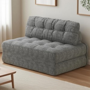 Jojoka Folding Sofa Bed, Floor Folding Couch with Pillow, Futon Sofa Bed Convertible Sleeper Chair Foldable Mattress Back - 1 of 4