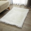 Faux Fur Non-Slip Fluffy Living Room Rug, 30" x 46" - 3 of 4