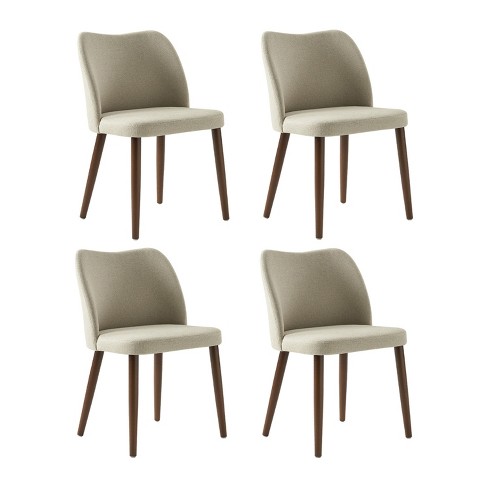 Elisa Mid-century Modern Upholstered Dining Chair Set Of 4 | Artful ...