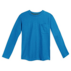 Mightly Boys & Girls Fair Trade Organic Cotton Long Sleeve Pocket T-shirt - 1 of 4